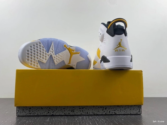 1st Kicks Ochre Yellow Air Jordan 6 CT8529-170 0807